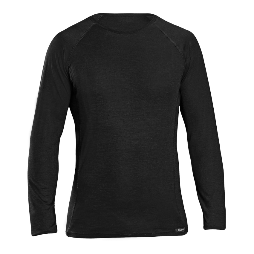 Picture of GripGrab Merino Polyfibre Long Sleeve Base Layer - Black