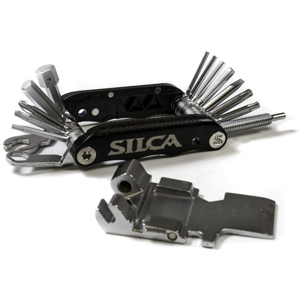 Picture of SILCA Italian Army Knife Venti 20 functions - black/silver