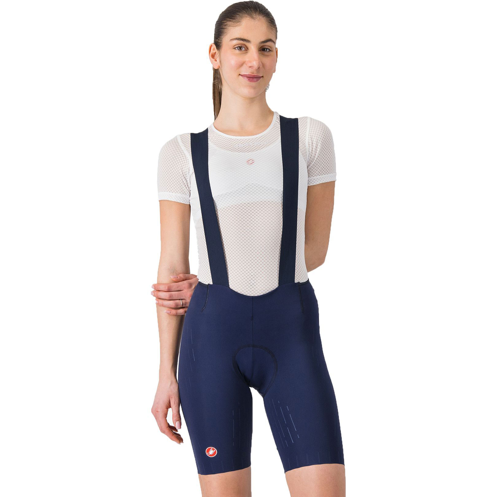 カステリ FREE AERO RACE S BIBSHORT ネイビーM Castelli Free Aero Race S Limited Edition Bibshort - Men's - Men