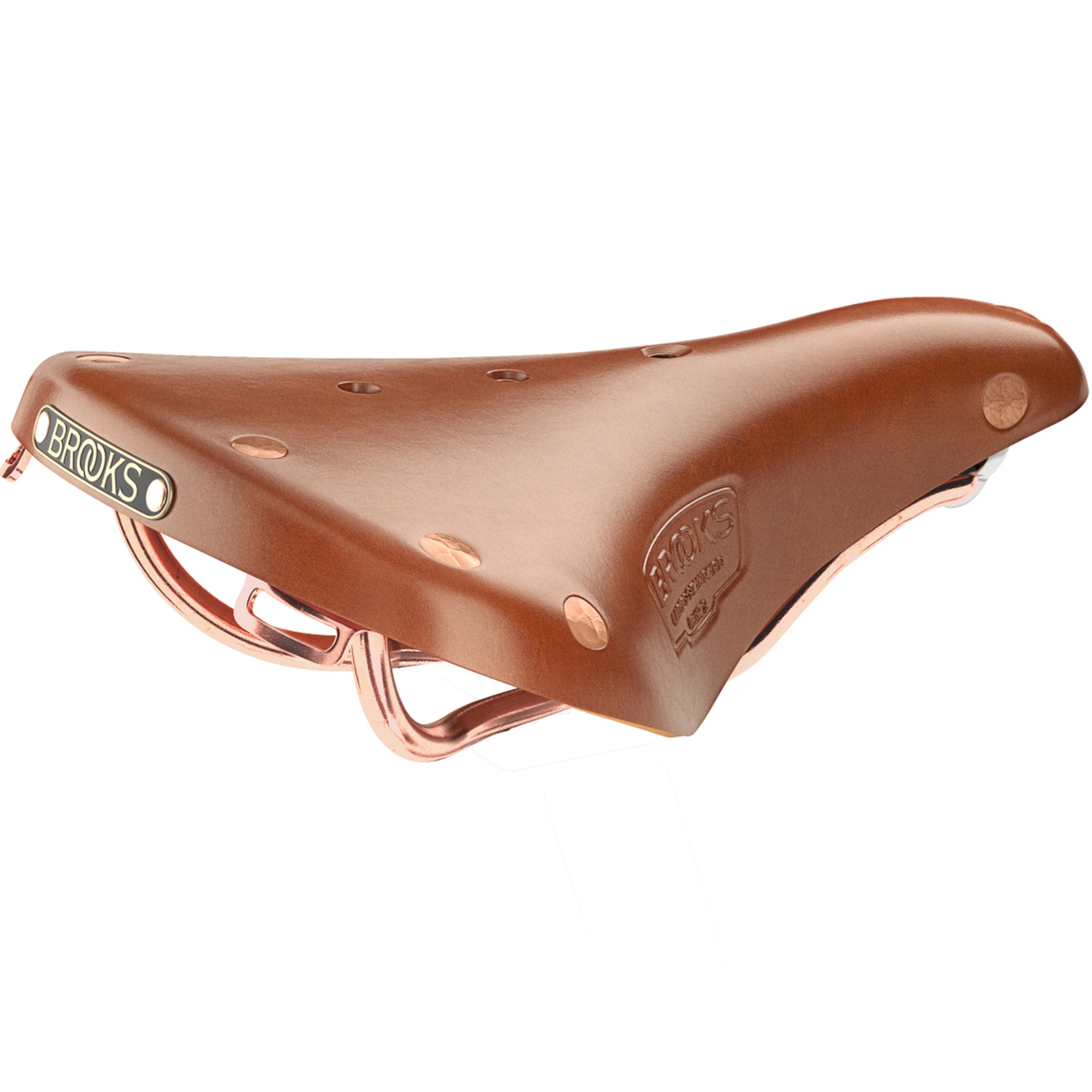 Picture of Brooks B17 Special Short Bend Leather Saddle - honey
