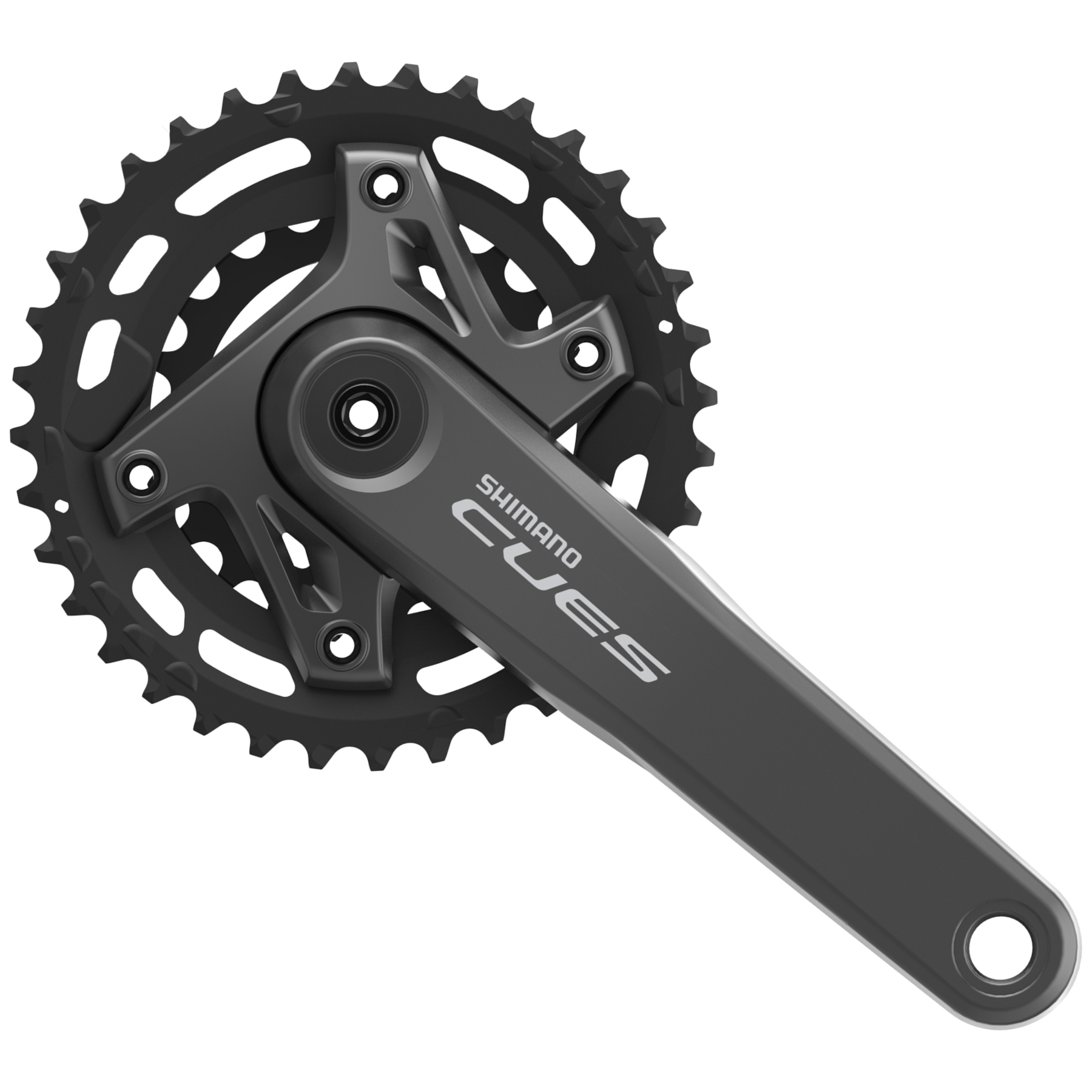 Shimano CUES FC U6000 2 Crankset 9 10 11 speed without Chain Guard