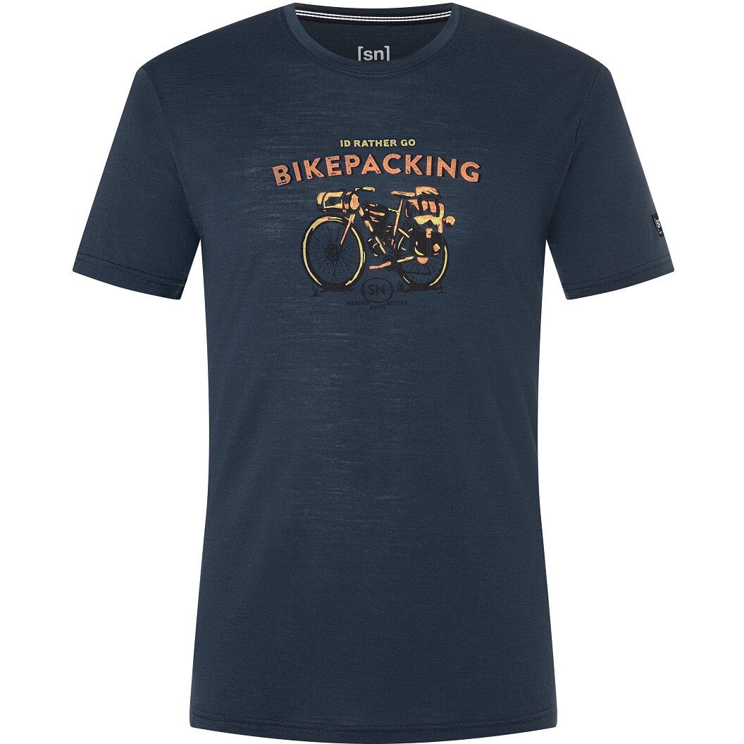 Picture of SUPER.NATURAL Bikepacking Tee Men - Blueberry/Various