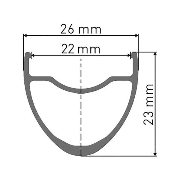 DT Swiss C 1800 SPLINE db 23 Front Wheel Clincher Centerlock