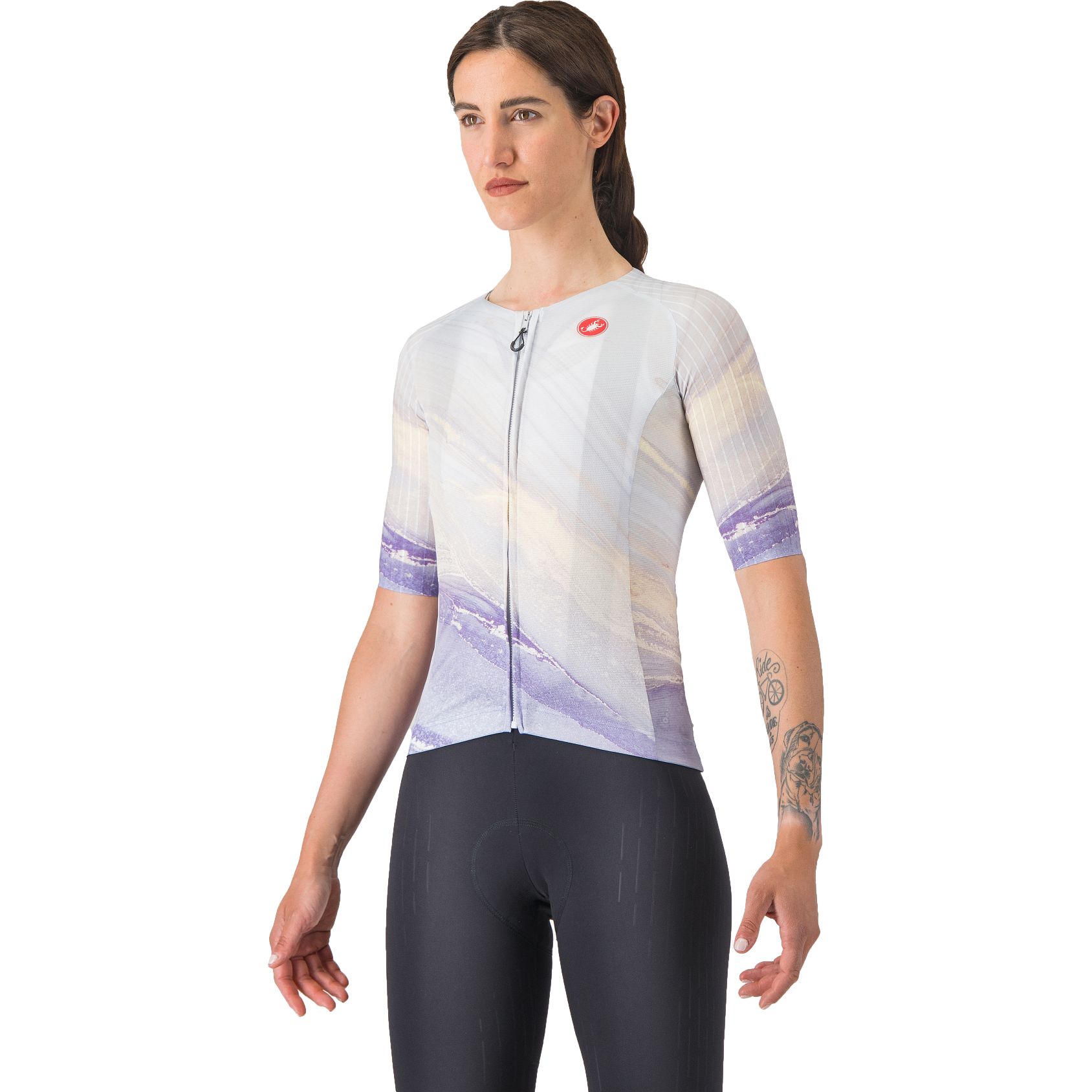 Produktbild von Castelli Aero Pro 8S Kurzarmtrikot Damen - multicolor purple 990