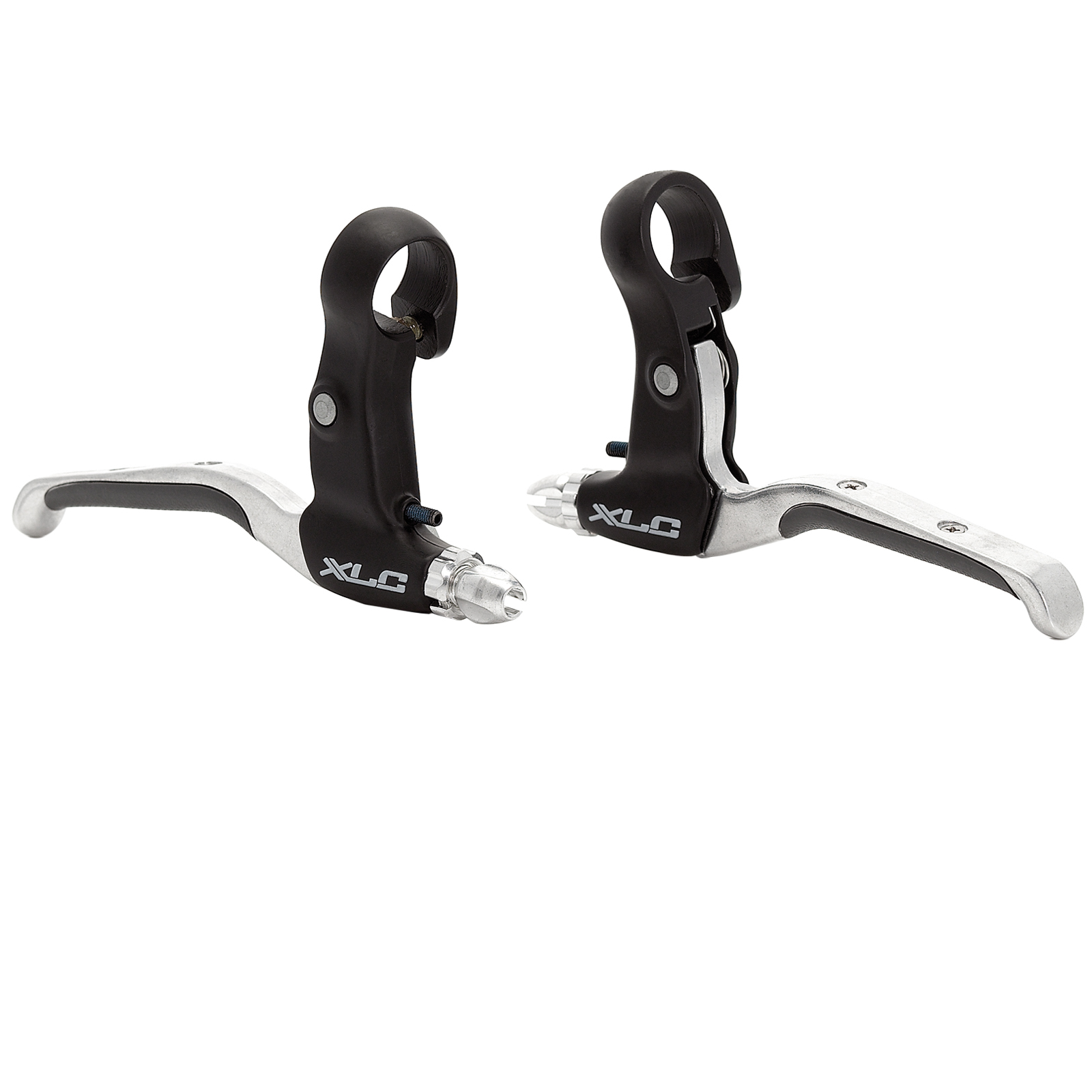 Produktbild von XLC BL-V05 4-Finger Bremshebel-Set für V-Brake - schwarz/silber