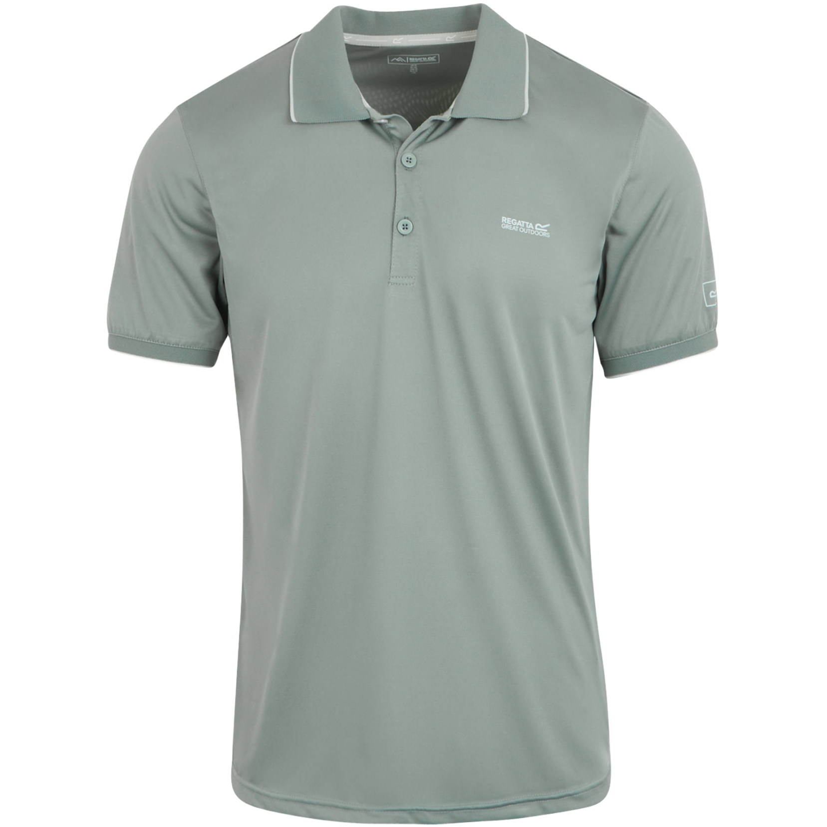 Productfoto van Regatta Remex II Poloshirt Heren - Glacier Solid 4C2
