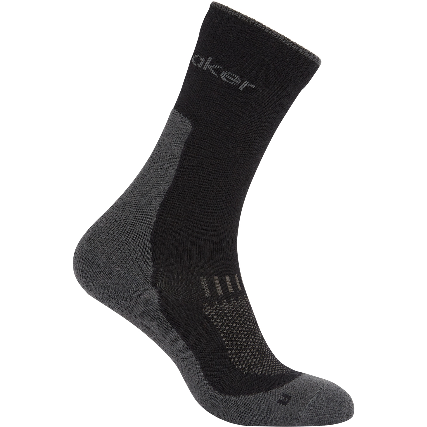 Produktbild von Icebreaker Merino Hike+ Light Socken Crew Herren - Schwarz/Obsidian