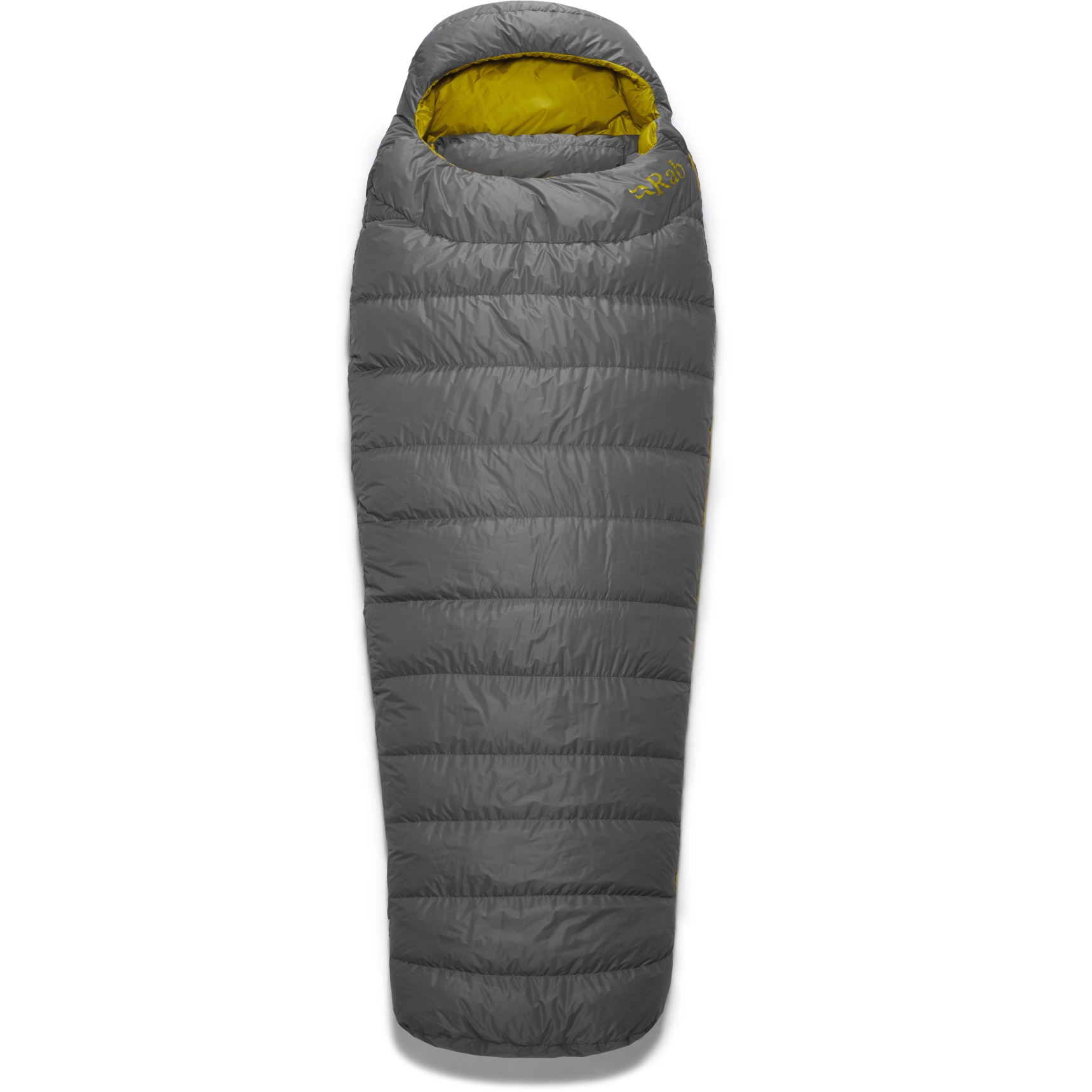 Picture of Rab Ascent Pro 800 Down Sleeping Bag Women - Zipper left - granite