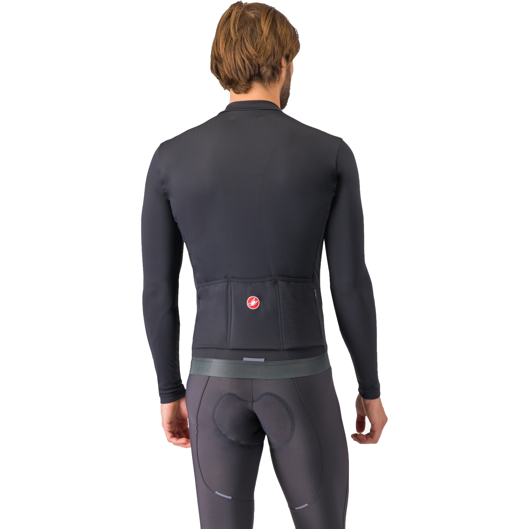 Castelli Espresso Thermal Jersey Men - light black 085 | BIKE24