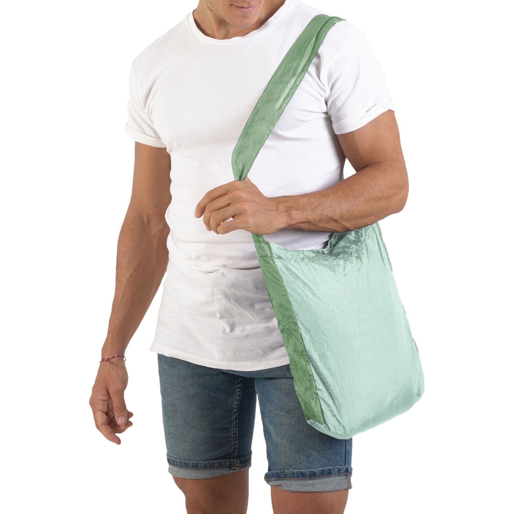 Photo produit de Ticket To The Moon Sacoche - Eco Bag - Small 10L - Mint / Jade Green