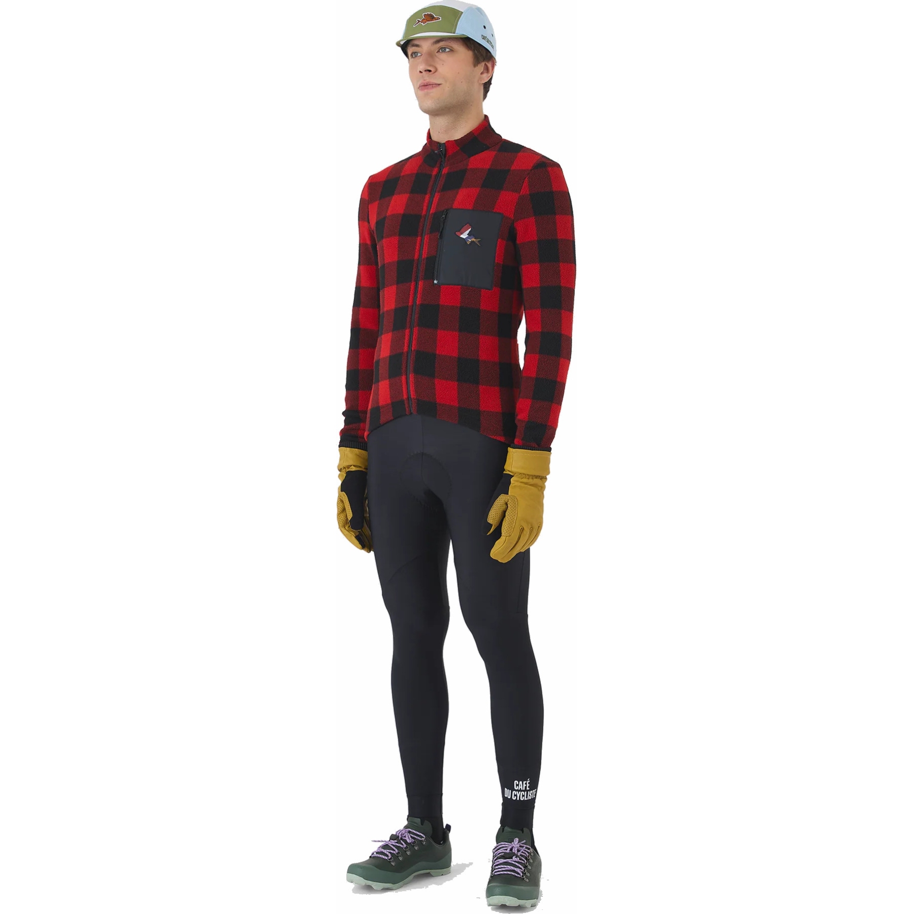 IL PALADINO Chemise De Cyclisme Homme Rouge, Manches Longues, Fermeture Intégrale - Taille L