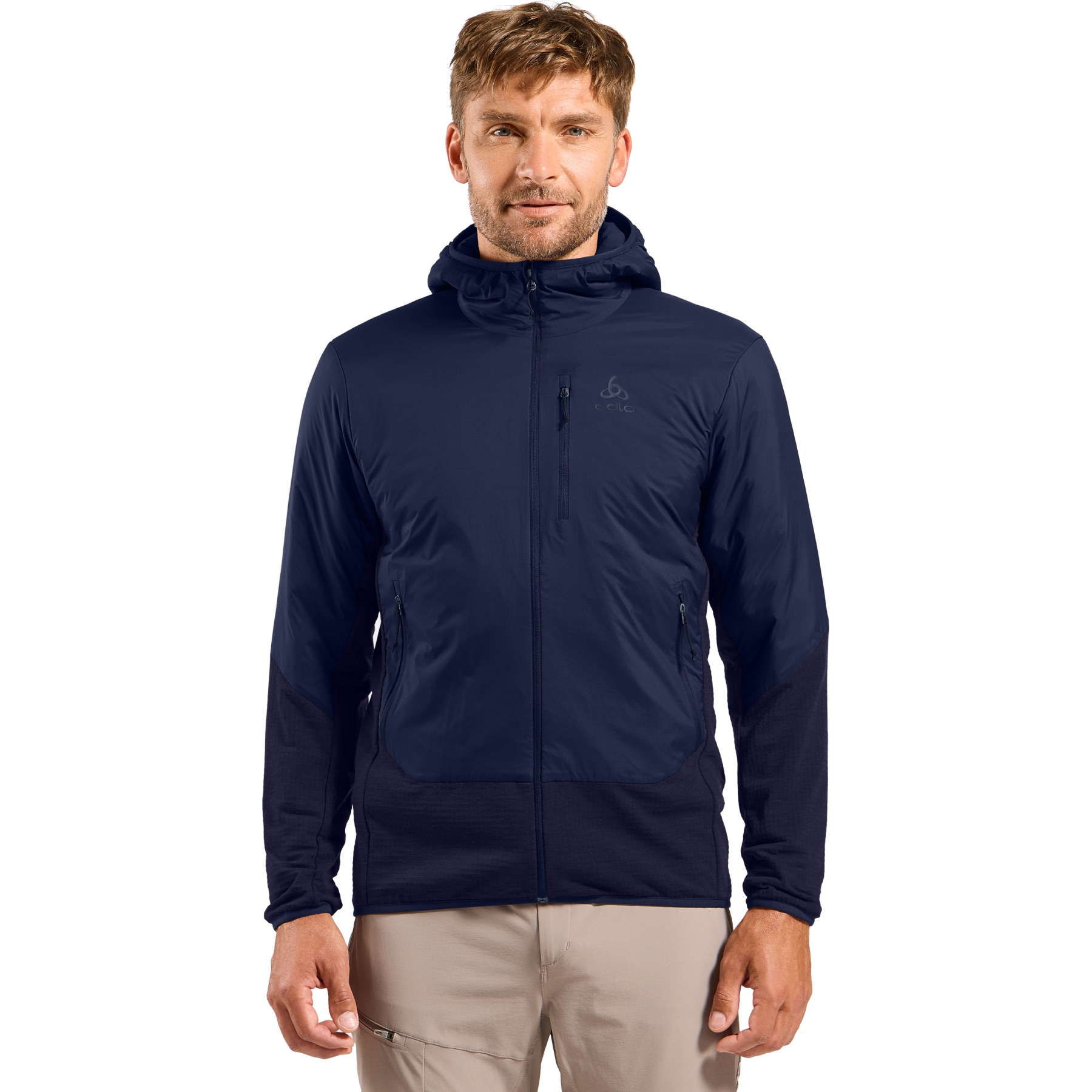 Produktbild von Odlo Ascent Isolierte Hybridjacke mit Wolle Herren - eclipse