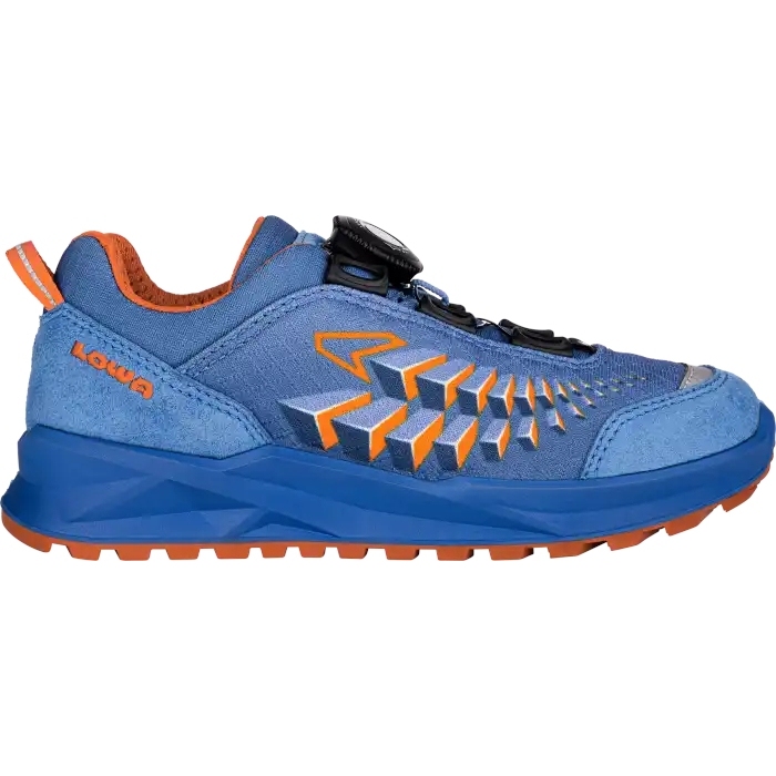 Produktbild von LOWA Ferrox GTX Lo Junior Schuhe Kinder - blau/orange (Größe 36-39)