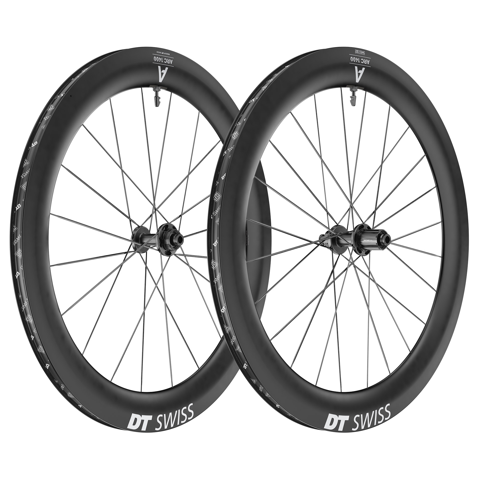 Immagine prodotto da DT Swiss ARC 1400 DICUT 65 Set di Ruote - 28&quot; | Carbon | Clincher | Centerlock - 12x100mm | 12x142mm