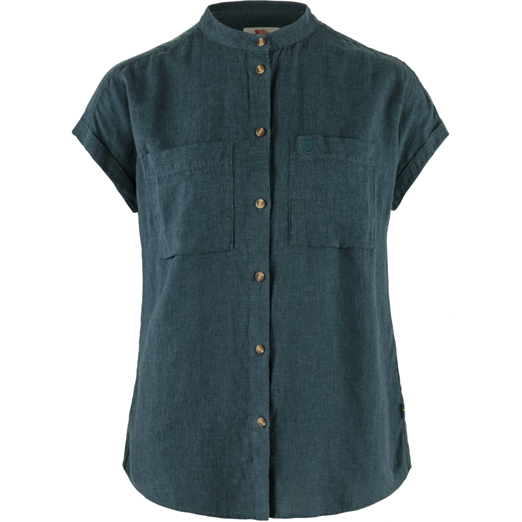 Photo produit de Fjällräven Chemise Femme - Övik Hemp - mountain blue