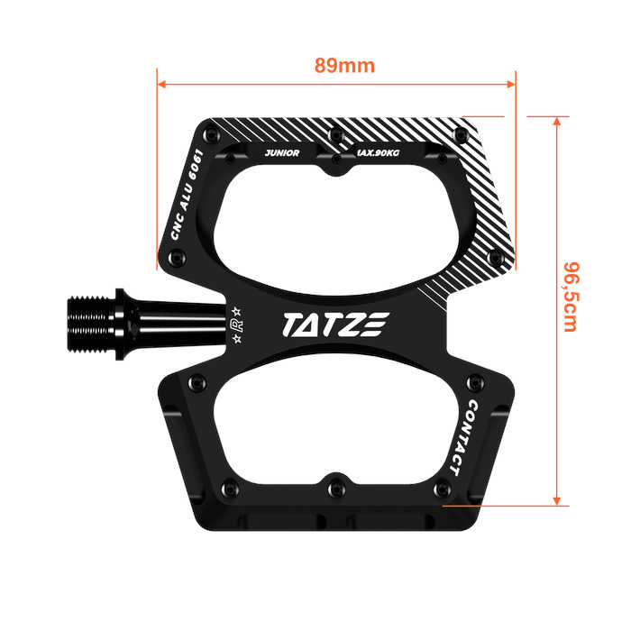 Pédales Noires Ops Torqlite UL BK-Ops Torqlite Ul Cnc 9/16 Bleu