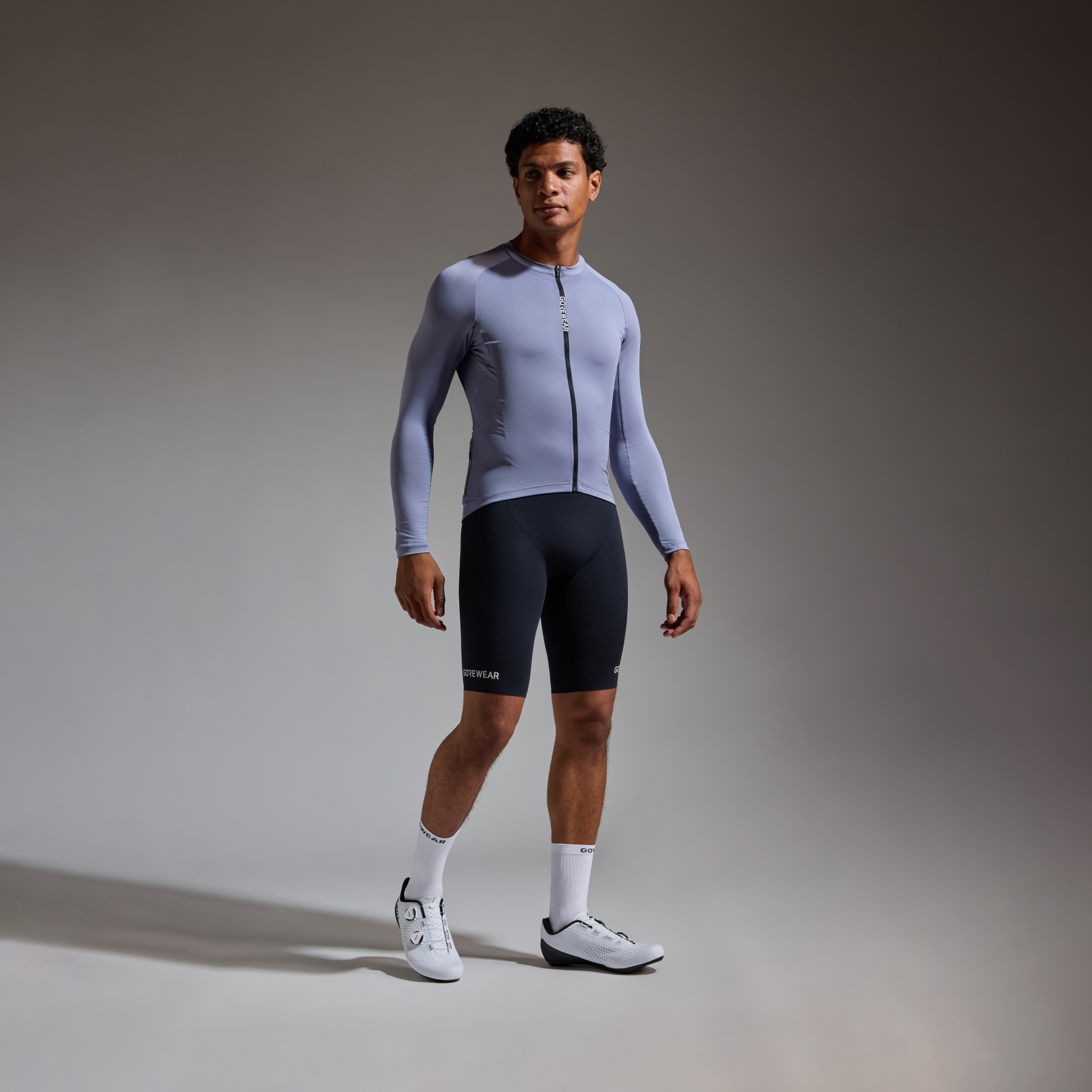 ウェア GORE WEAR sportful WEAR GOREWEAR Spinshift Long Sleeve Jersey Men - amethyst grey DF00