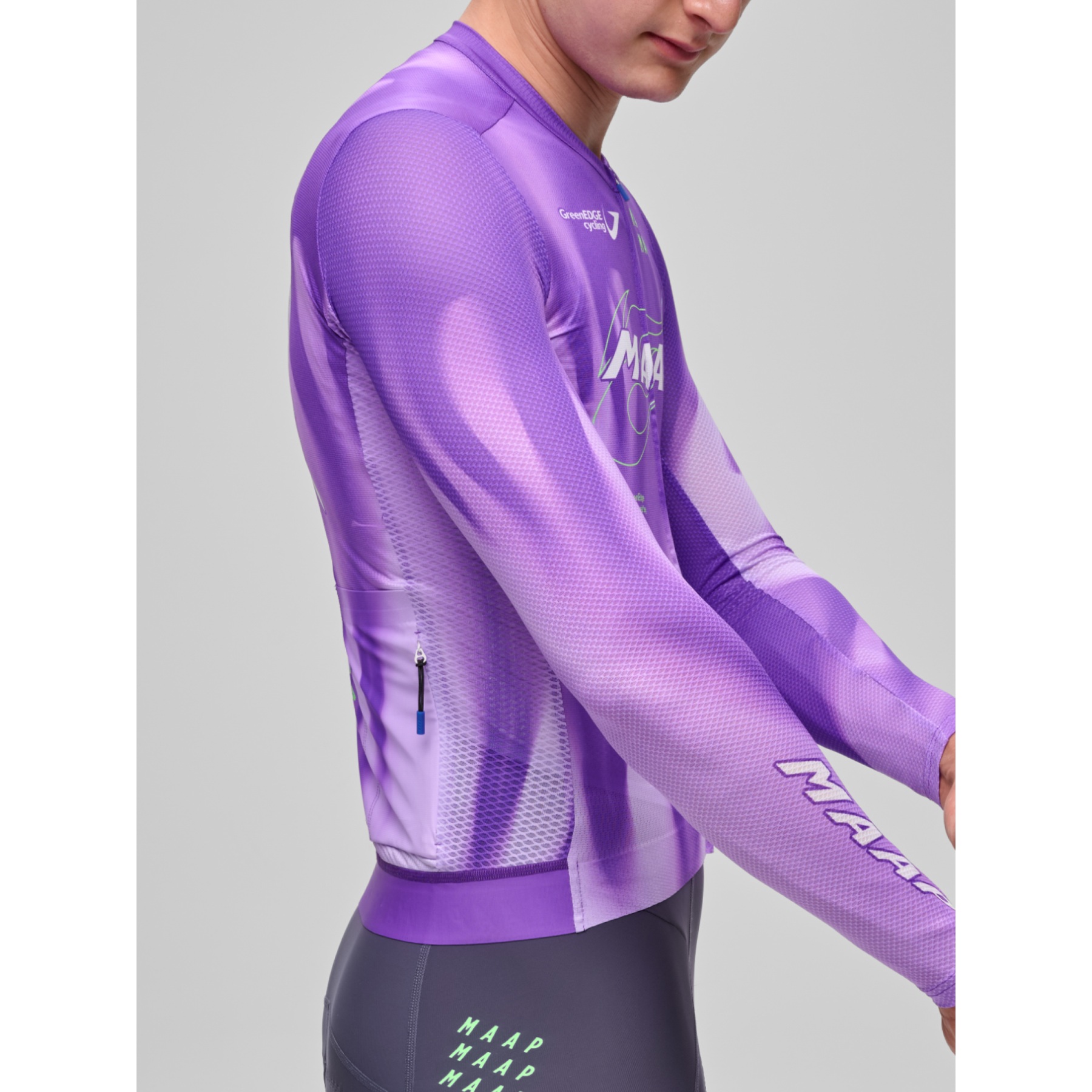 MAAP WorldTour 26 Pro Air 3.0 Long Sleeve Jersey Men - electric