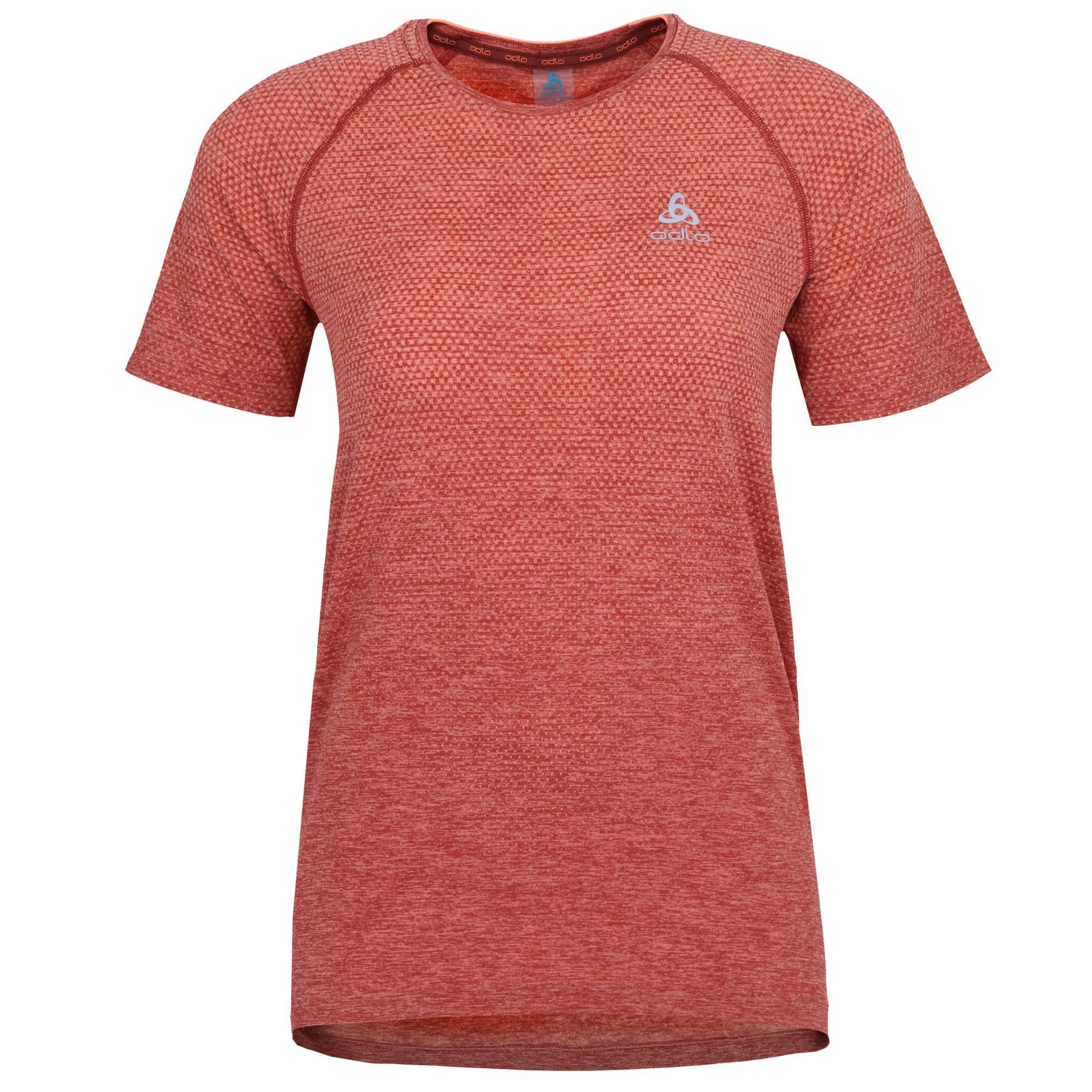 Picture of Odlo Essentials Seamless Running T-Shirt Women - cinnabar melange