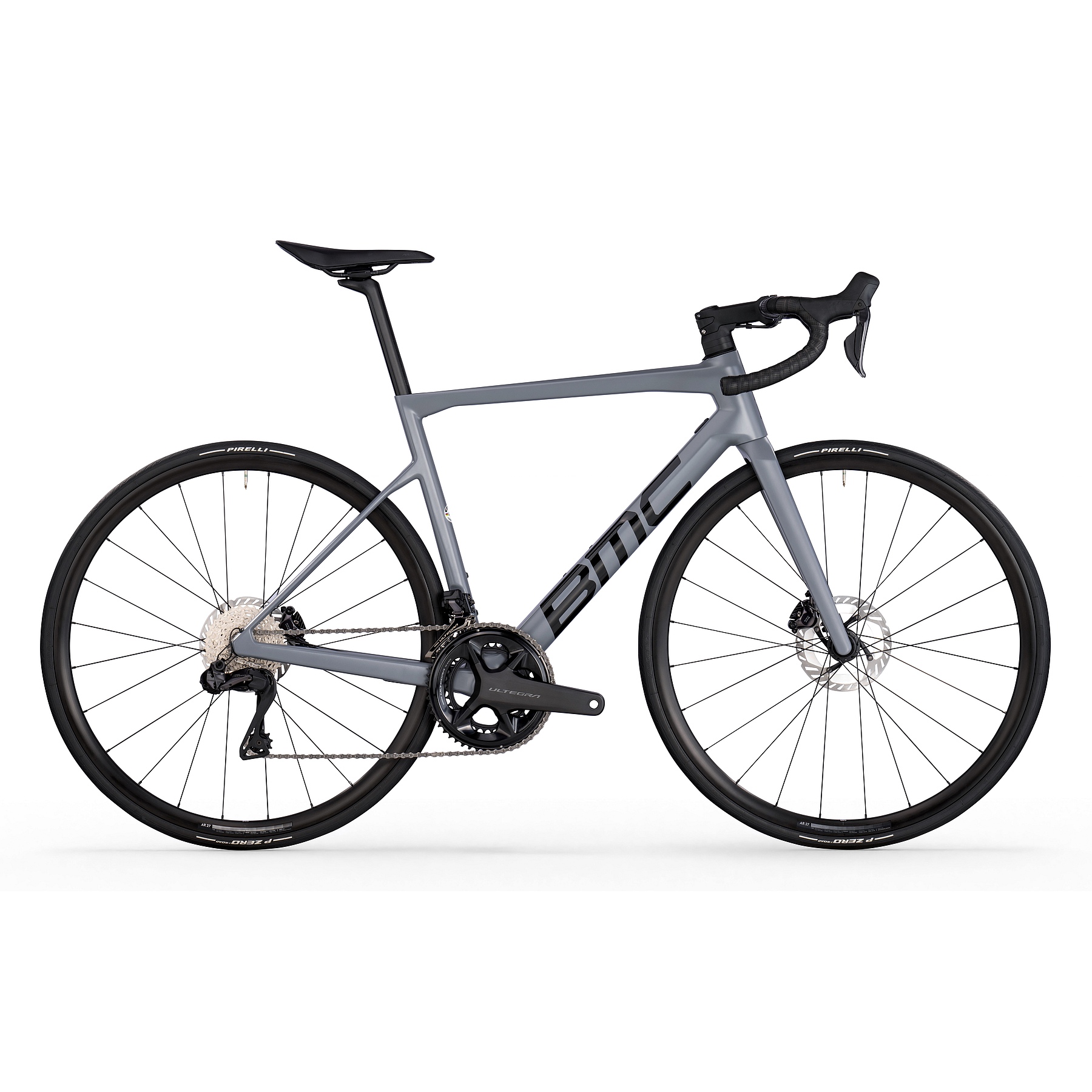 Productfoto van BMC TEAMMACHINE SLR TWO - Carbon Racefiets - 2025 - iron grey