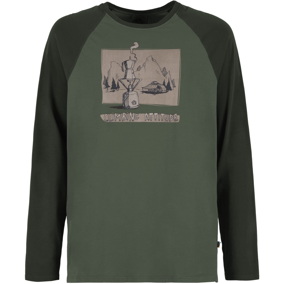 Мужская рубашка с длинным рукавом кофейного цвета E9 - Rosemary