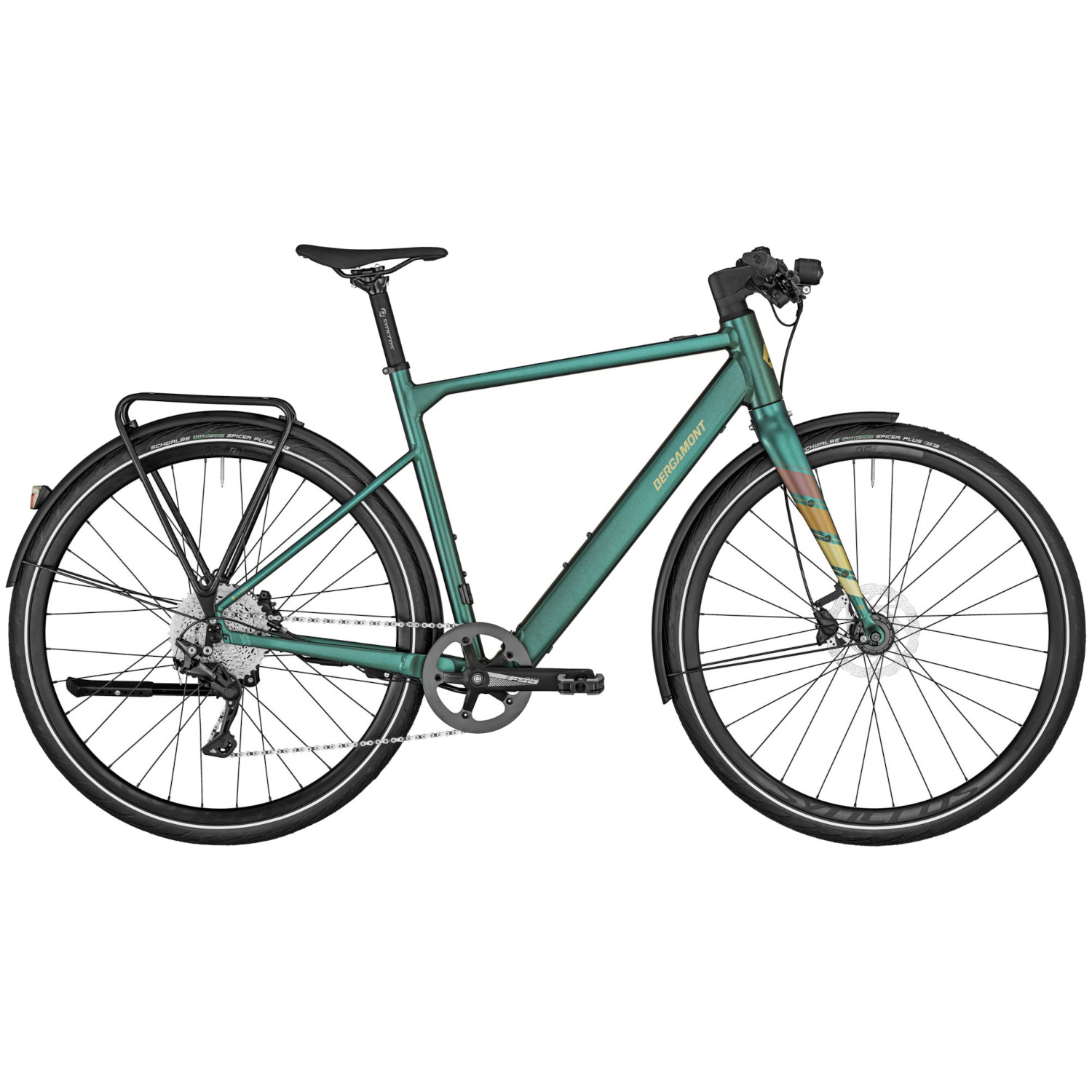 Productfoto van Bergamont E-SWEEP TOUR - City E-Bike - 2023 - matt dark green