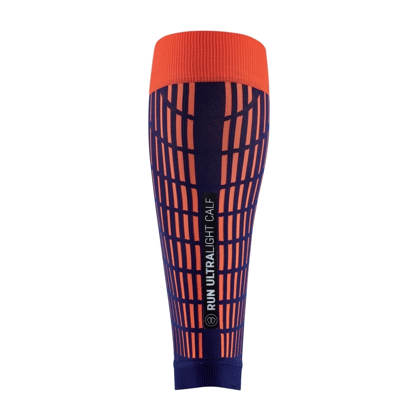 Sidas Ultralight Run Calf Compression Sleeves - blue/orange