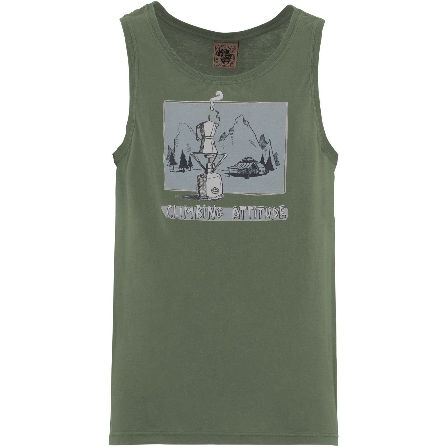 Produktbild von E9 1Caffe Tanktop Herren - Agave