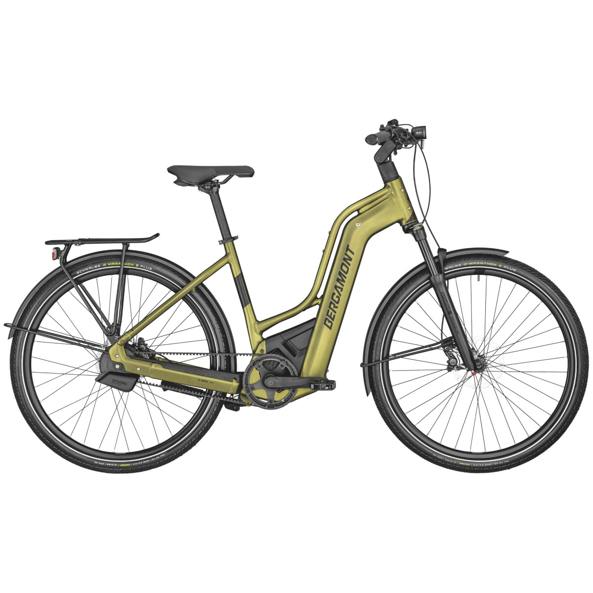 Productfoto van Bergamont E-HORIZON PREMIUM PRO BELT AMSTERDAM - Trekking E-Bike - 2022 - dark gold