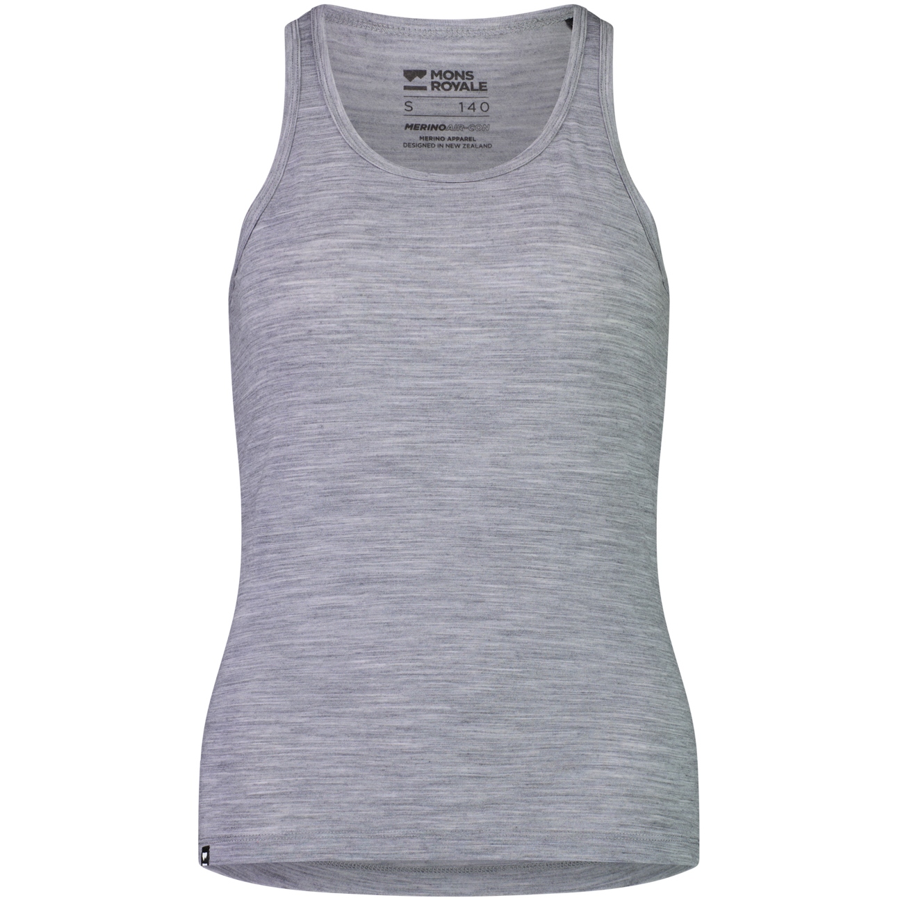 Produktbild von Mons Royale Icon Merino Air-Con Tanktop Damen - grey heather