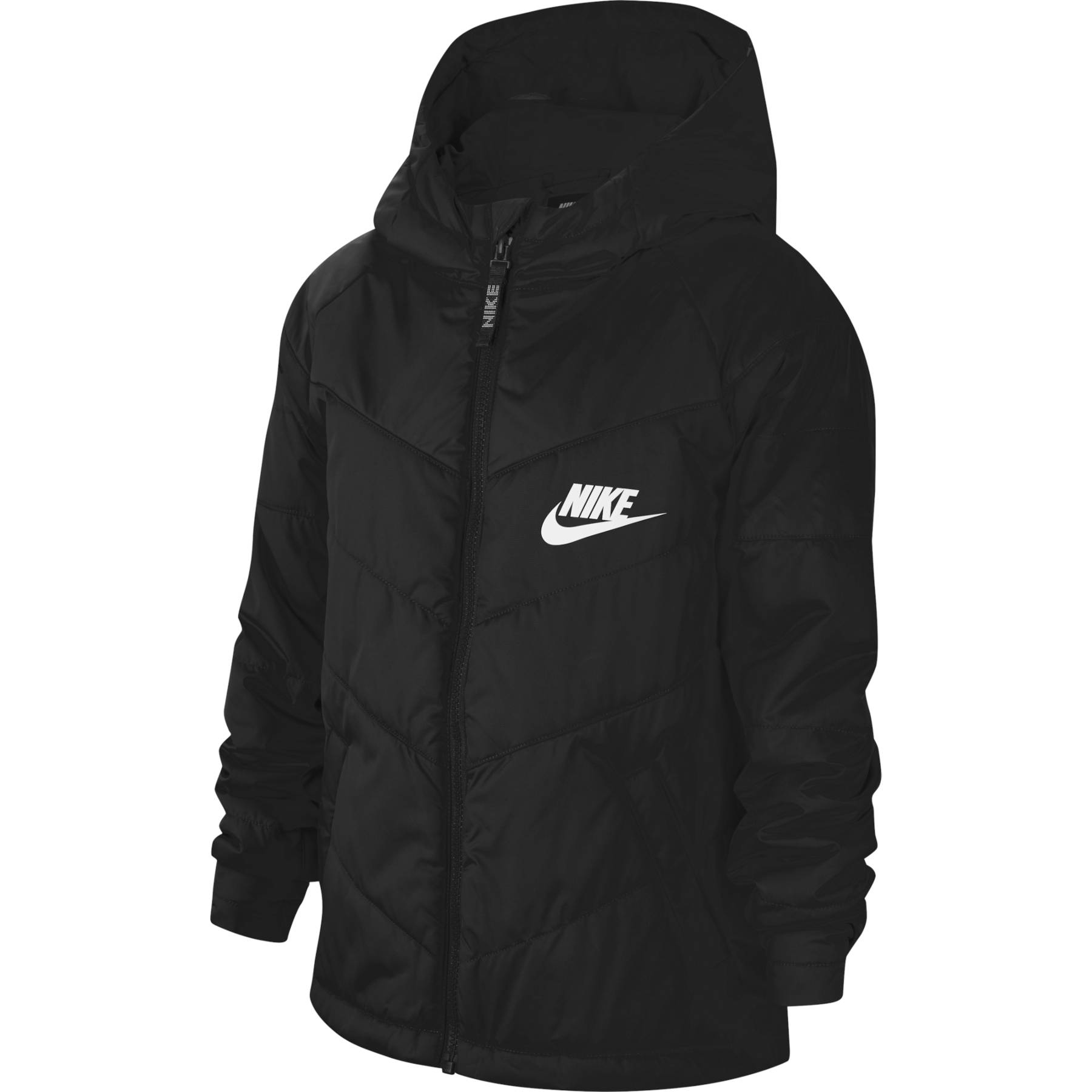 Picture of Nike Sportswear Jacket Big Kids - black/black/black/white CU9157-010