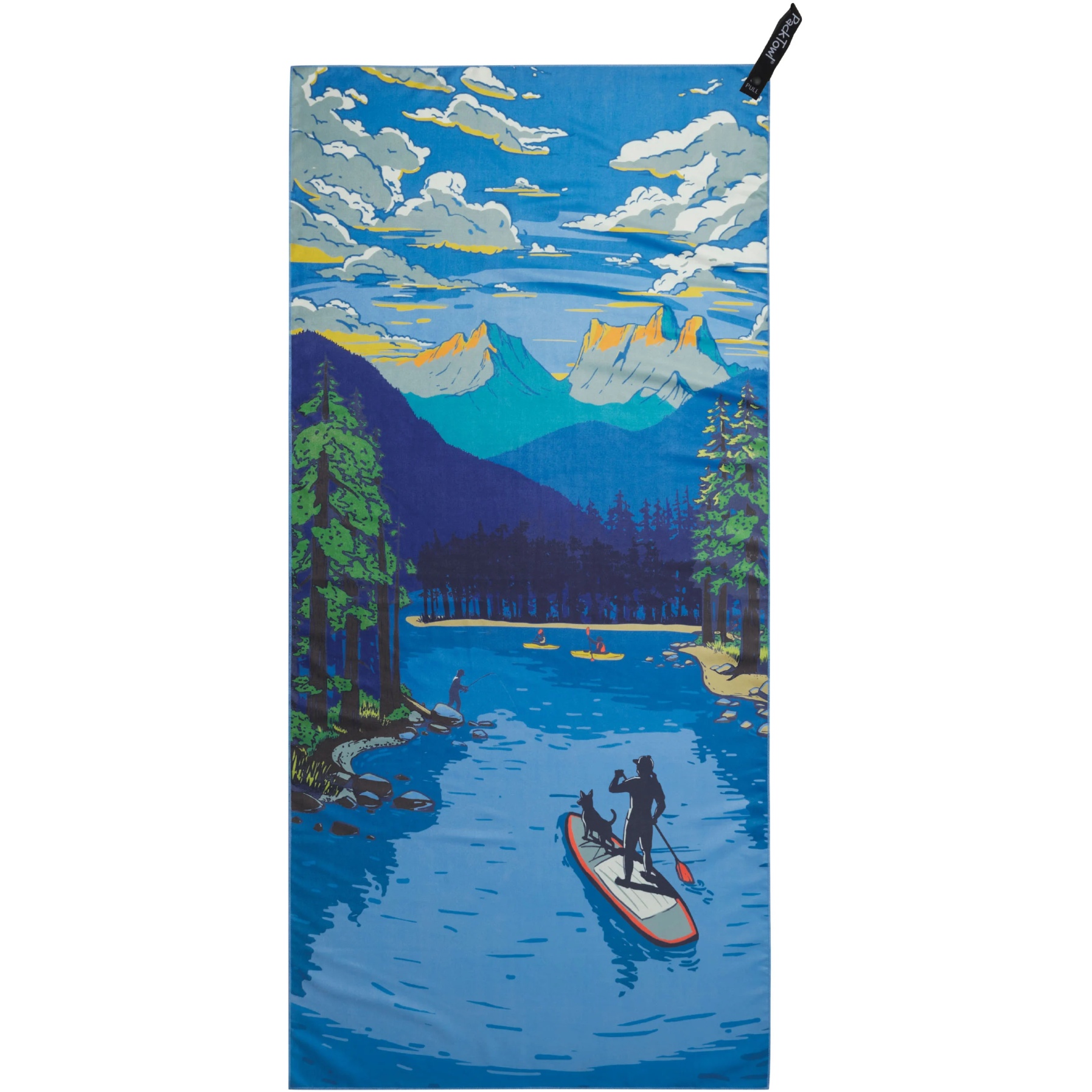 Picture of PackTowl Personal Body Towel - daydream print