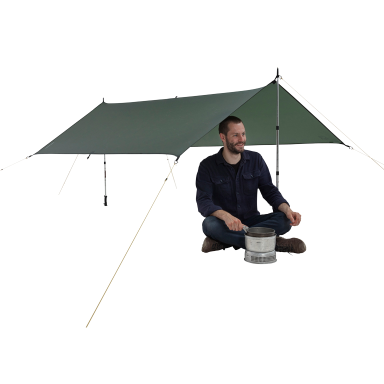 Nordisk Voss 5 ULW Tarp - Forest Green