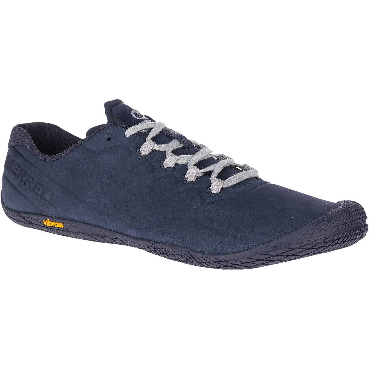 Picture of Merrell Vapor Glove 3 Luna Leather Barefoot Shoes - navy