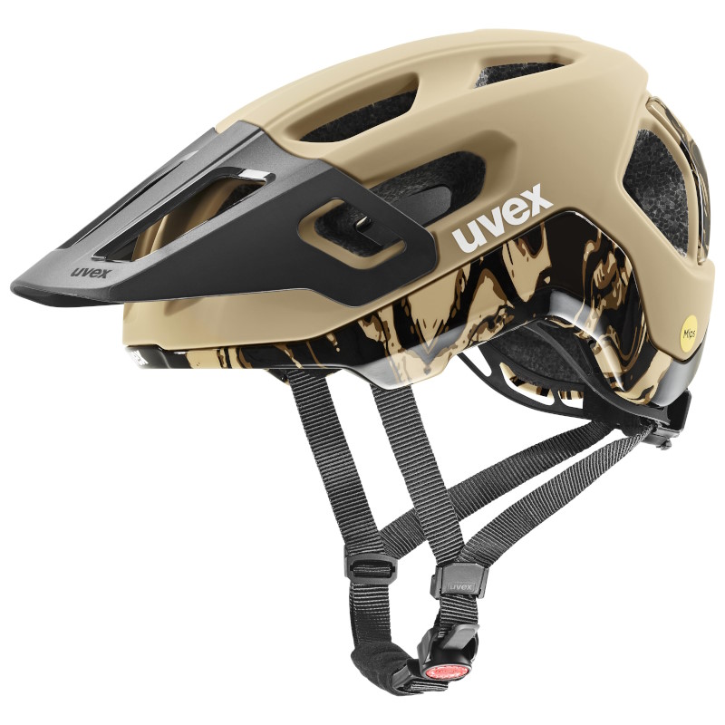 Produktbild von Uvex react MIPS Helm - wüste-schwarz matt