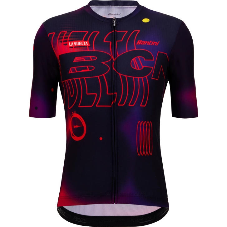 Produktbild von Santini La Vuelta Barcellona Design Trikot RE94075CLV23BCN - print