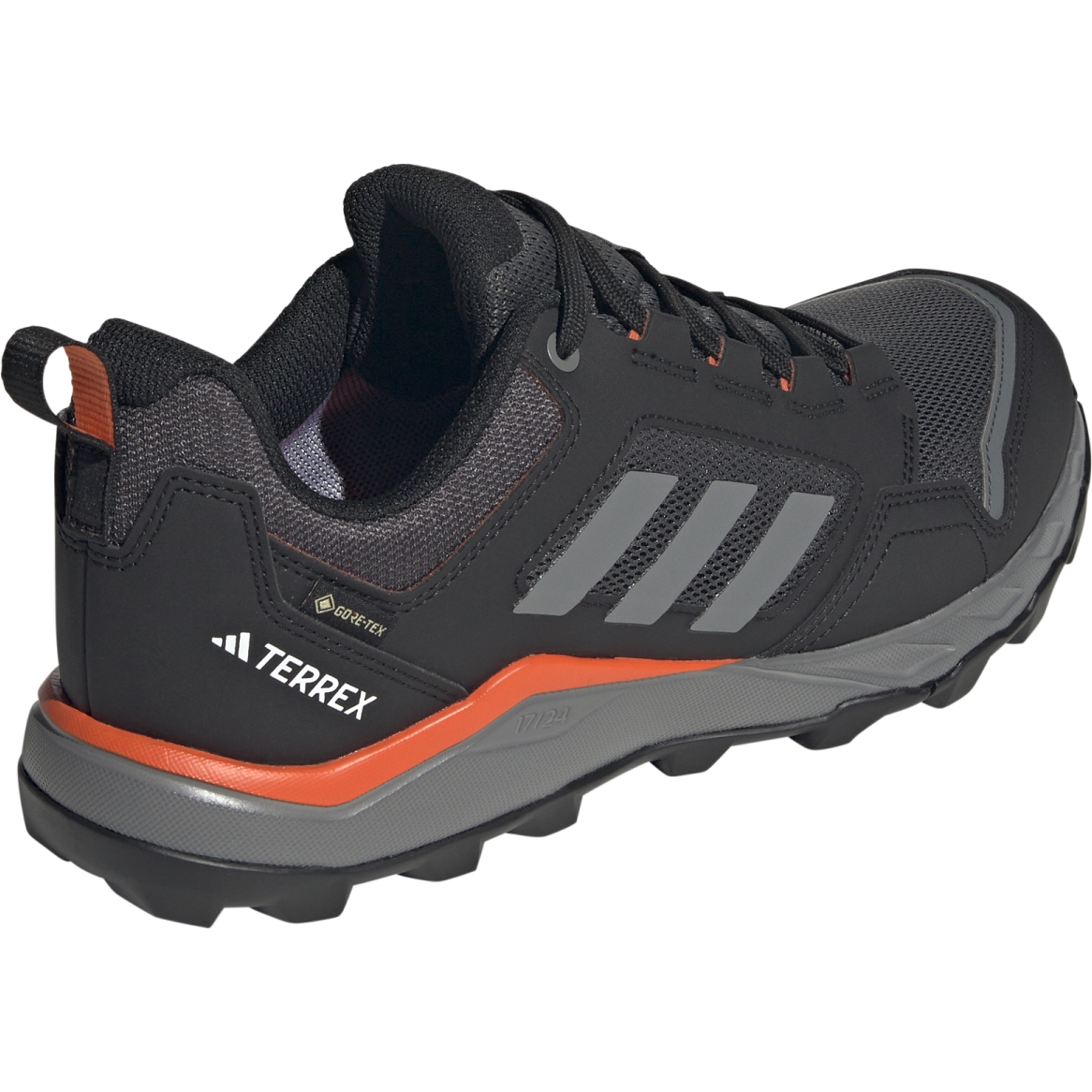 adidas TERREX Tracerocker 2 GORE-TEX Trailrunningschoenen Heren - grey  six/grey four/semi impact orange IH7930