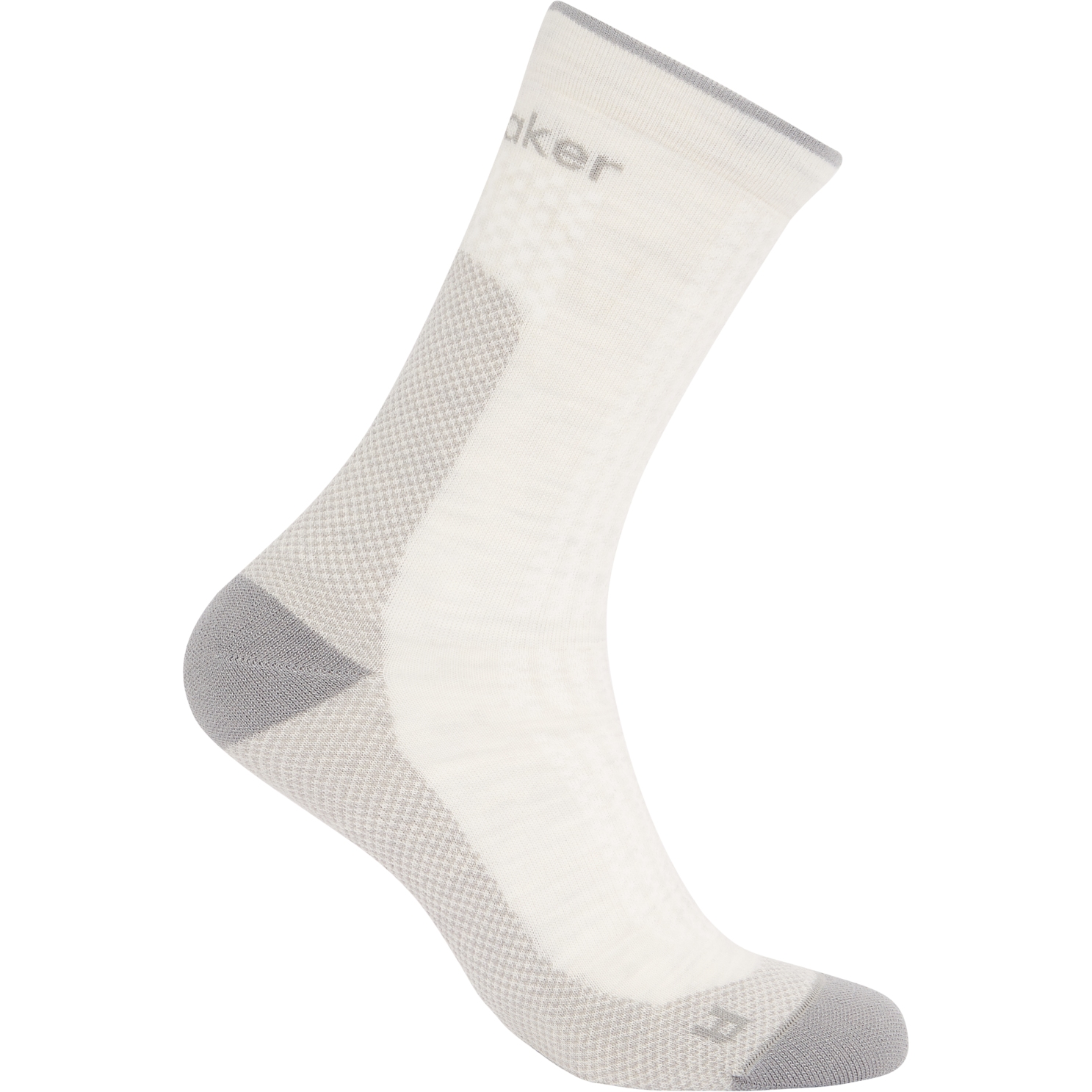 Produktbild von Icebreaker Merino Hike+ Ultralight Crew Socken Damen - Ecru Hthr/Alloy