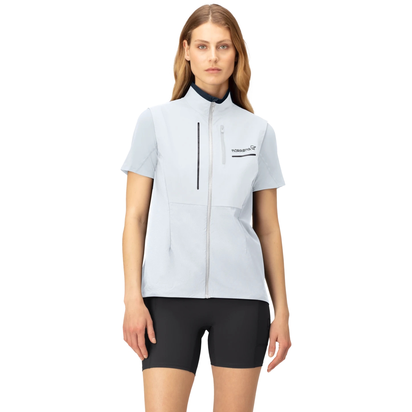 Picture of Norrona senja aero90 Vest Women - Snow White