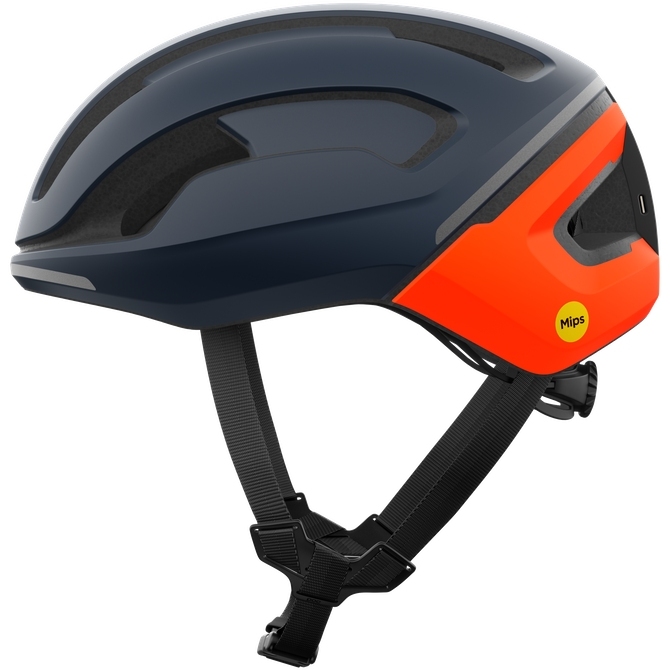 Produktbild von POC Omne Beacon MIPS Helm - 8826 Apatite Navy Matt/Fluorescent Orange Matt