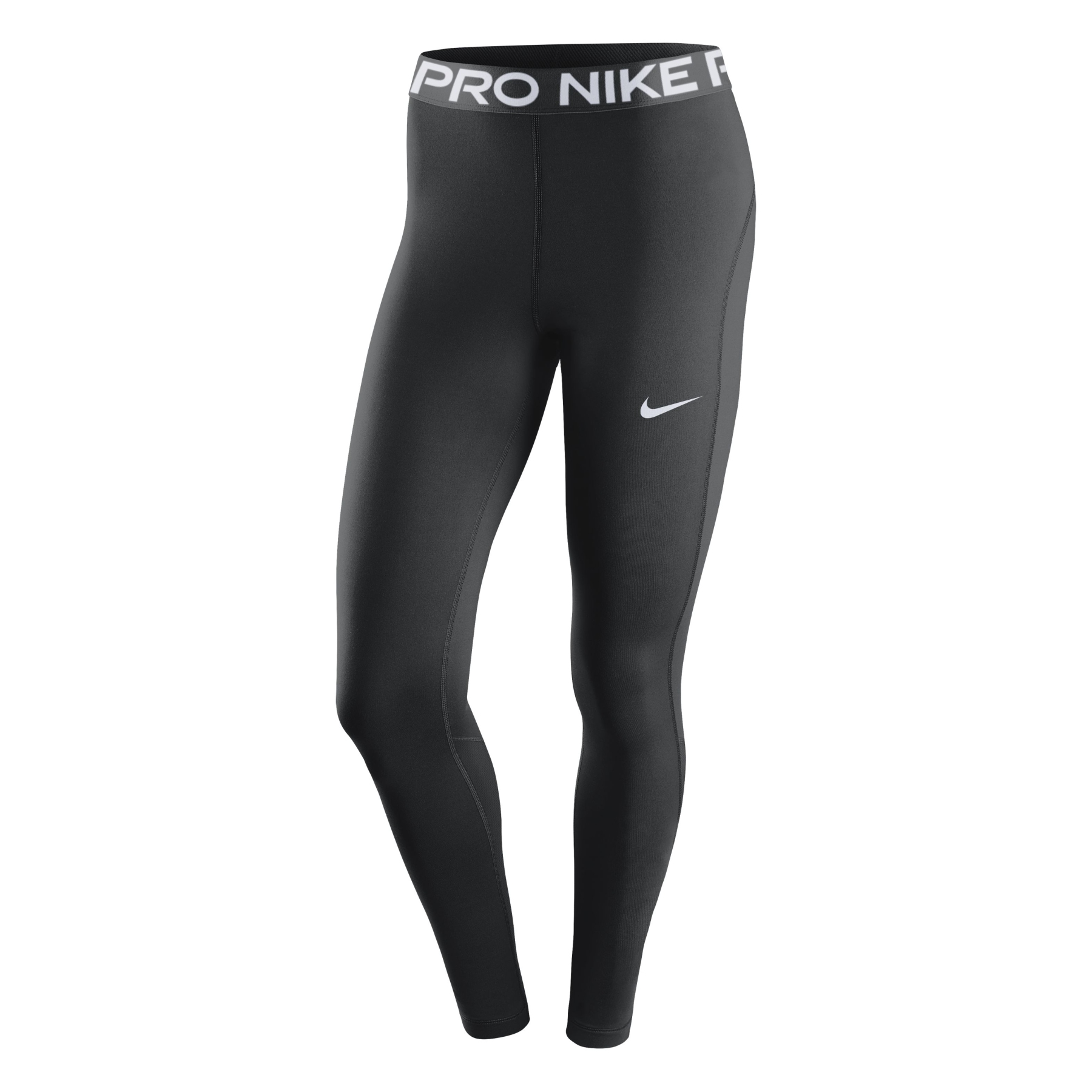 Picture of Nike Pro Mid-Rise Tights Women - black/white CZ9779-010