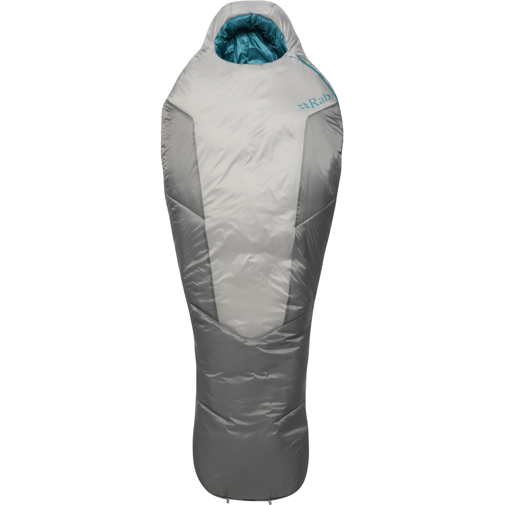 Picture of Rab Solar Ultra 3 Sleeping Bag Women - Zipper left - dark pewter