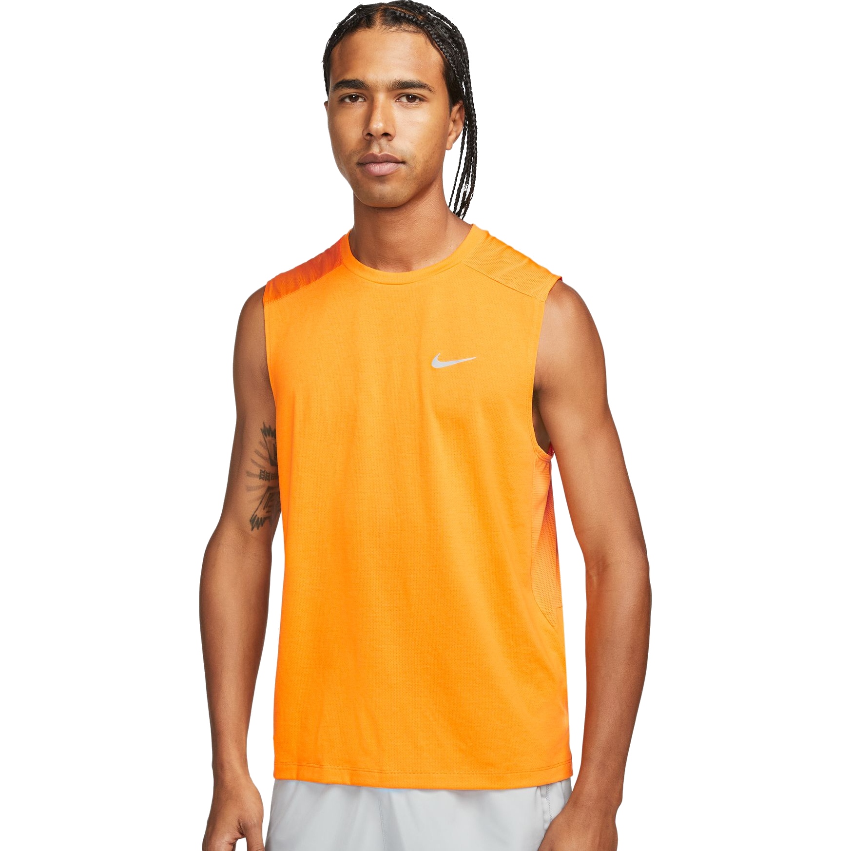 Picture of Nike Dri-FIT Run Division Rise 365 Men&#039;s Running Tank - vivid orange/reflective silver DX0851-836