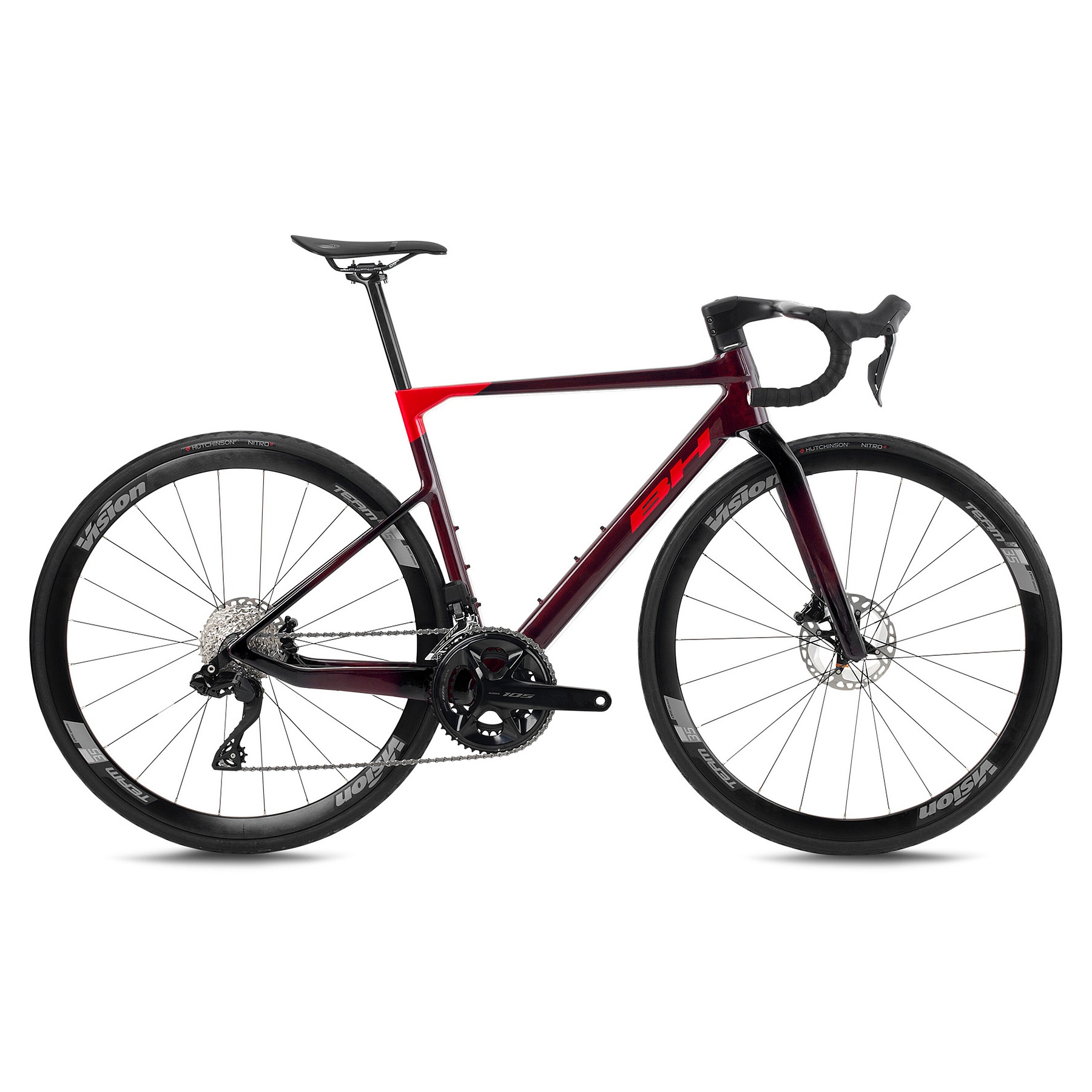 Productfoto van BH Bikes ULTRALIGHT 6.0 - Carbon Racefiets - 2025 - dark red / red / red