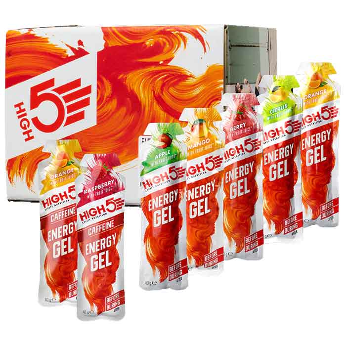 Produktbild von High5 Energy Gel Mixed Flavour Pack - Kohlenhydrat-Gel - 20x40g