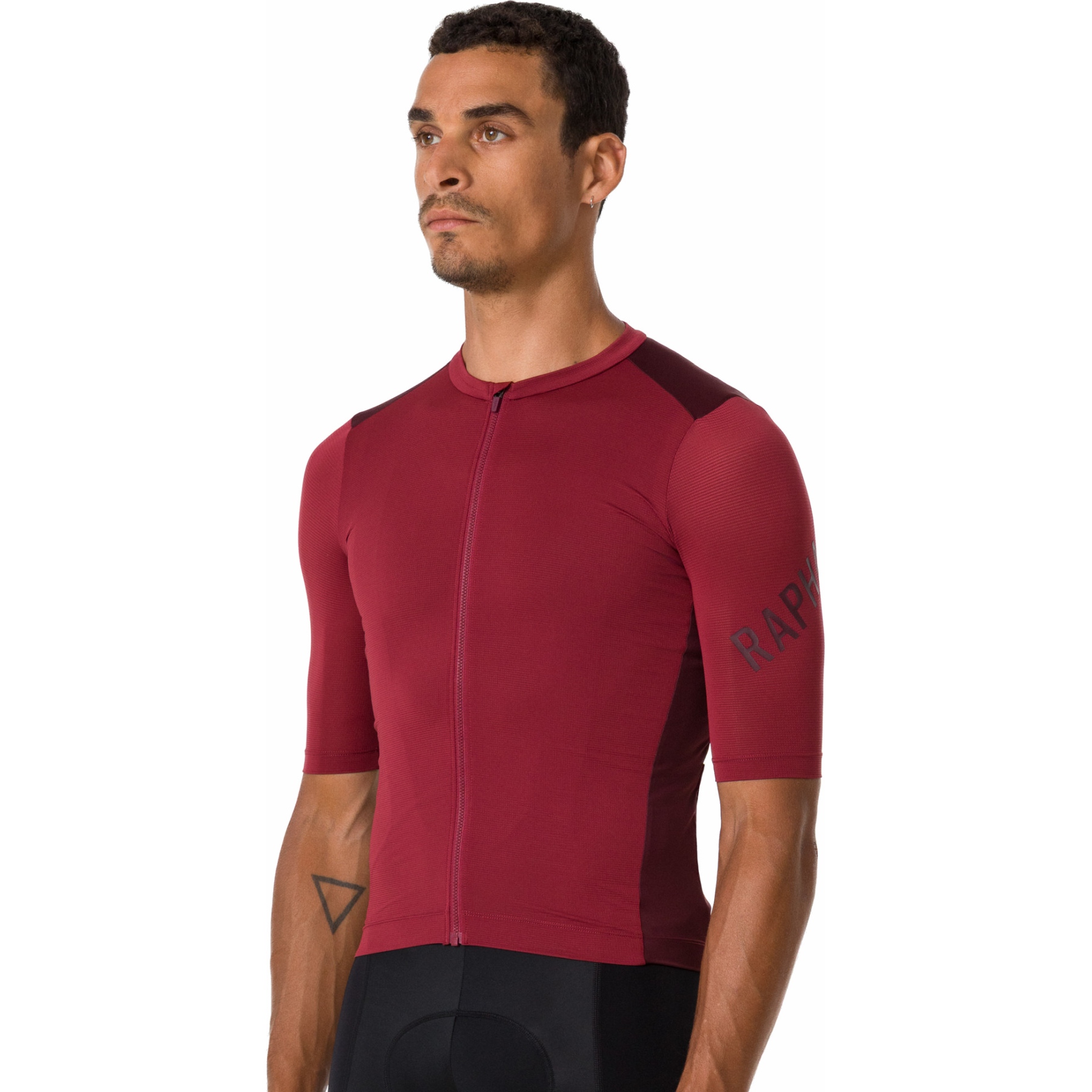 Rapha Pro Team Training Short Sleeve Jersey Men - burgundy/port