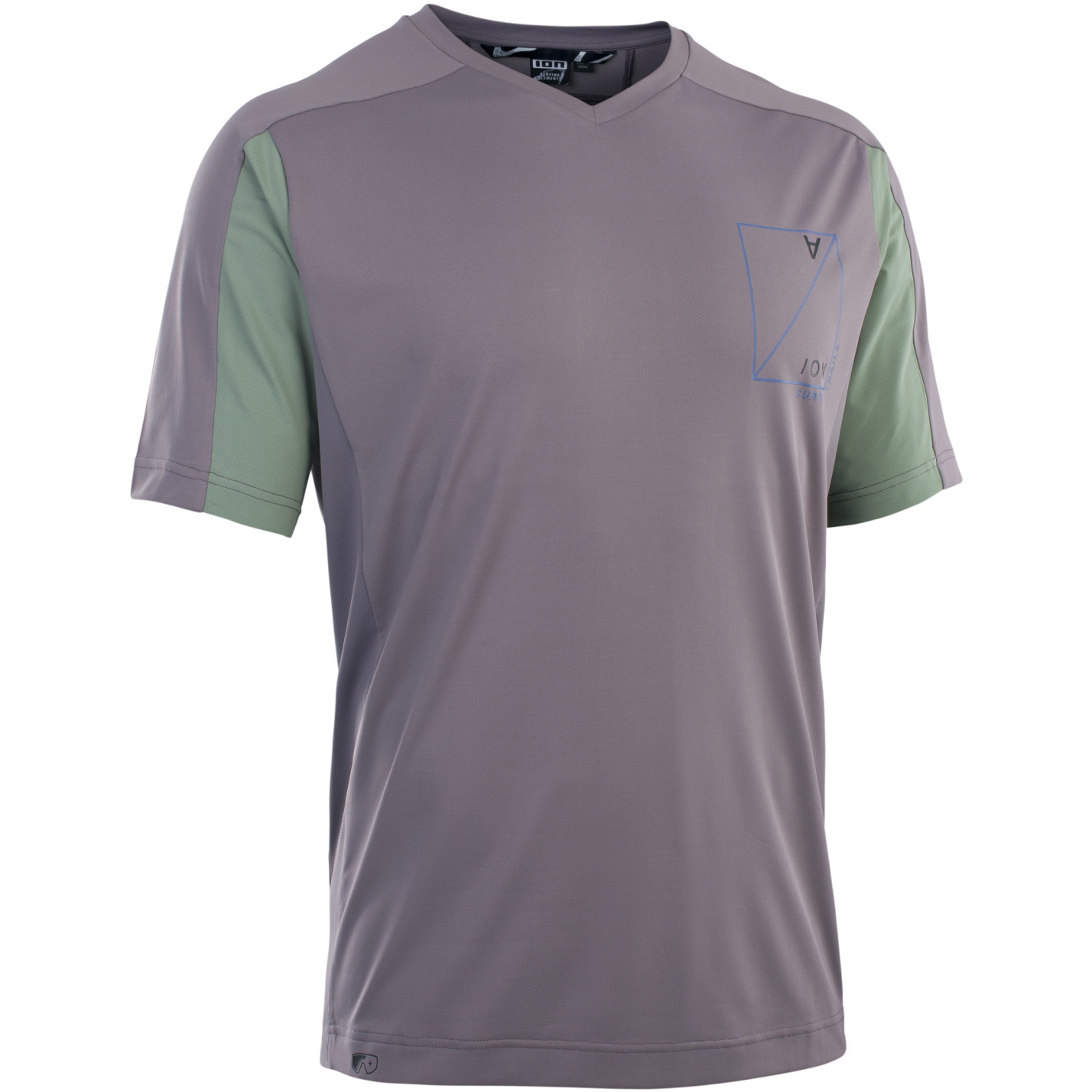Picture of ION Bike Tee Short Sleeve Traze AMP AFT - Shark Grey