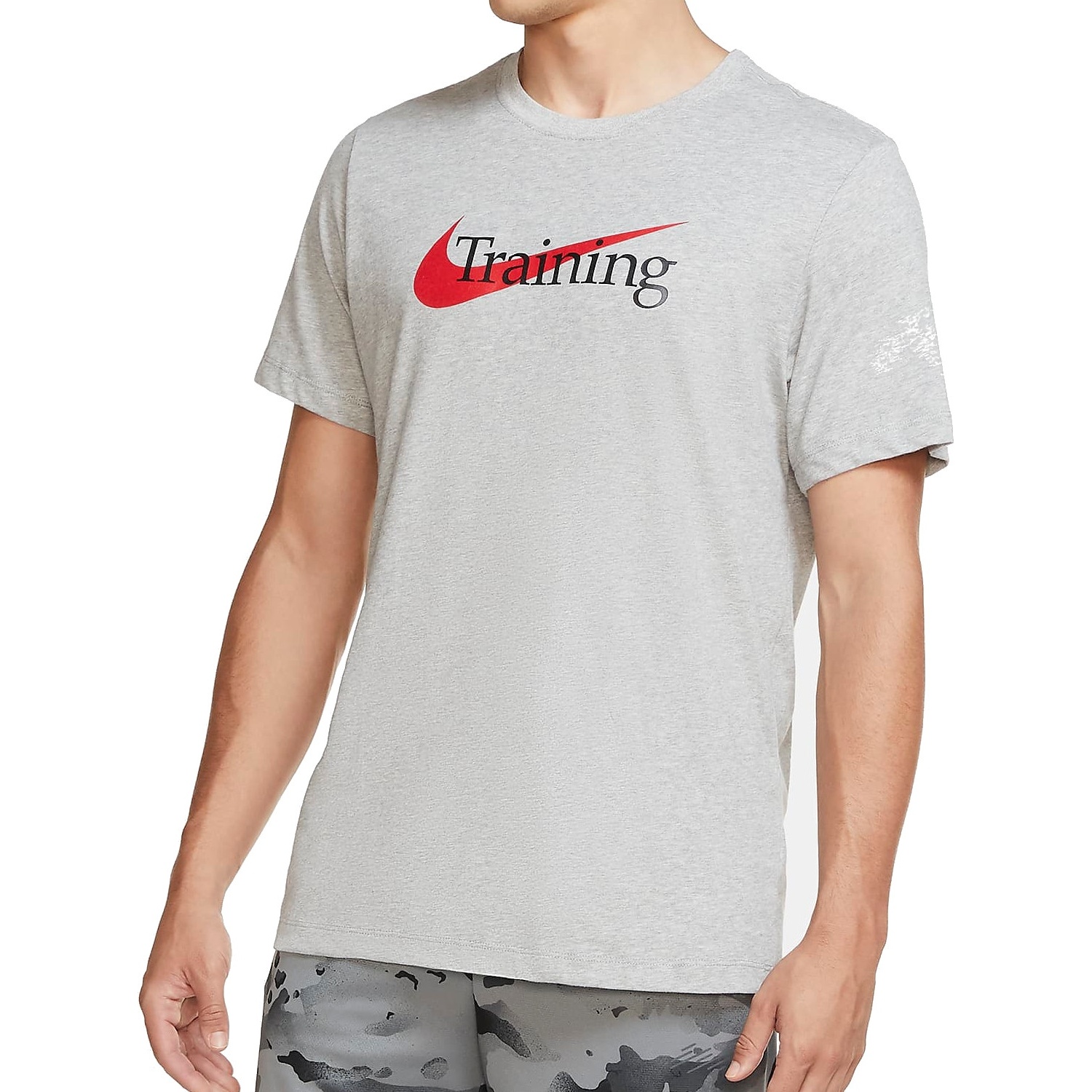 Produktbild von Nike Dri-FIT Swoosh Trainings-T-Shirt Herren - dark grey heather CZ7989-063
