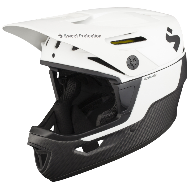 Picture of SWEET Protection Arbitrator MIPS Helmet - Bronco White/Natural Carbon