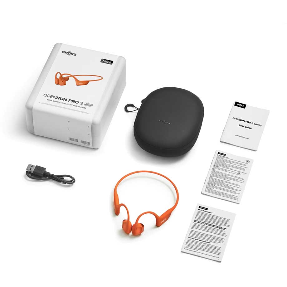 Shokz OpenRun Pro 2 mini Headphones - Orange | BIKE24 Shokz OpenRun Pro 2 mini Headphones - Orange | BIKE24